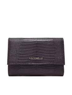 Coccinelle Duży Portfel Damski TL4 Metallic Lizard E2 TL4 11 66 01 Fioletowy - Portfele - miniaturka - grafika 1