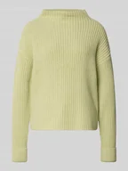 Swetry damskie - Golf o kroju regular fit z mieszanki bawełny model ‘SELMA’ - miniaturka - grafika 1