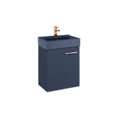 Szafki łazienkowe - ELITA SET TINY 45 1D NAVY BLUE MATT 168764 - miniaturka - grafika 1