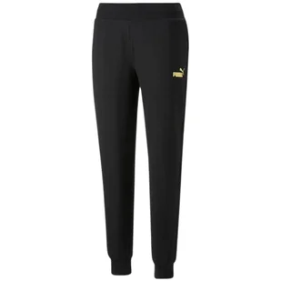 Spodnie damskie Puma ESS+ Metallic Pants FL czarne 849959 01-XL - Spodnie męskie - miniaturka - grafika 1