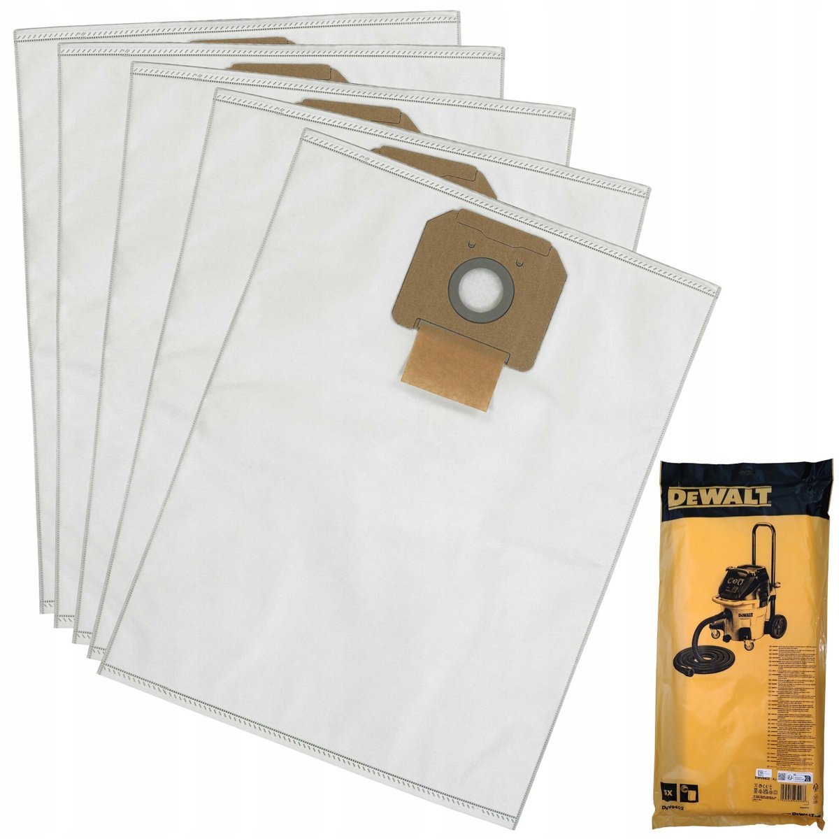 Materiałowy worek na pył (5szt.) DeWalt DWV9402