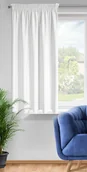 Zasłony - Zasłona Gotowa Rita Na Taśmie 140x175cm Biały - miniaturka - grafika 1
