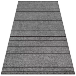 Modny winylowy dywan wewnętrzny Szare pasy 120x180 cm - Dywany - miniaturka - grafika 1