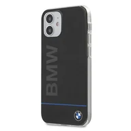 Etui i futerały do telefonów - BMW Etui BMHCP12SPCUBBK iPhone 12 5,4" czarny/black hardcase Signature Printed Logo - miniaturka - grafika 1