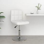 Fotele i krzesła biurowe - vidaXL Krzesło biurowe, białe, sztuczna skóra - miniaturka - grafika 1