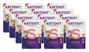 Kattovit Vital Care Sterilised 12x85g - Mokra karma dla kotów - miniaturka - grafika 1