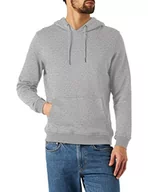 Bluzy męskie - Urban Classics Męska bluza z kapturem Basic Sweat Hoody, szary (Grey 00111), XL - miniaturka - grafika 1