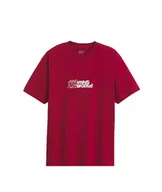 Koszulki męskie - T-shirt Męski VANS World SS Bordeaux VN000PBSBRD1 S - miniaturka - grafika 1