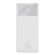 Powerbanki - Baseus Bipow powerbank z szybkim ładowaniem 10000mAh 20W biały Overseas Edition + kabel USB-A - Micro USB 0.25m biały PPBD050502 - miniaturka - grafika 1