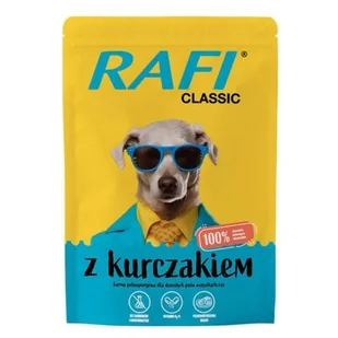 Karma dla psa RAFI Classic z kurczakiem 400 g - Sucha karma dla psów - miniaturka - grafika 1
