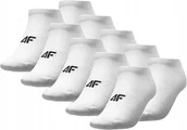 Skarpetki męskie - Skarpetki 4F stopki męskie 5-pak biały M282 39-42 - miniaturka - grafika 1