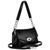 Torebki damskie - Mała listonoszka damska ze skóry ekologicznej - David Jones - miniaturka - grafika 1