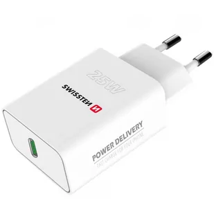 SWISSTEN Ładowarka sieciowa USB-C 25W PD - Ładowarki do telefonów - miniaturka - grafika 2