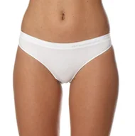 Bielizna sportowa damska - Brubeck Stringi damskie TH00182A Comfort Cotton białe r. M - miniaturka - grafika 1