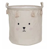 Zestawy mebli dla dzieci - Beżowy materiałowy pojemnik na zabawki D9-Z63 - miniaturka - grafika 1