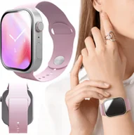 Akcesoria do smartwatchy - Hello Case Pasek Do Apple Watch 8 / SE / 4 / 5 / 6 / 7 38mm 40mm 41mm, M/L, Różowy - miniaturka - grafika 1
