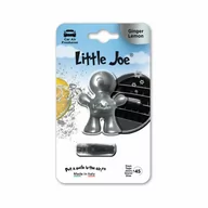 Zapachy samochodowe - LITTLE JOE 3D Polymer Ginger Lemon (srebrny) - miniaturka - grafika 1