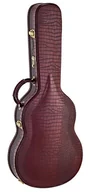 Pokrowce i futerały na gitarę - Ortega Guitars walizka Classic Pro - brązowa Croco, brąz Hardware, Arch Top, 100 mm głębokości (OCCPRO-T) OCCPRO-T - miniaturka - grafika 1