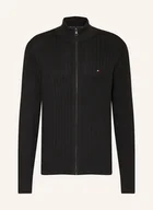 Swetry damskie - Tommy Hilfiger Kardigan schwarz - miniaturka - grafika 1