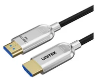 Kable komputerowe i do monitorów - Unitek Kabel optyczny HDMI 2.0 AOC 4K 60Hz 15 m - miniaturka - grafika 1