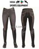 Bryczesy - Bryczesy DENIM junior- HKM - miniaturka - grafika 1