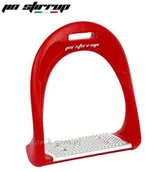 Akcesoria jeździeckie - JIN STIRRUP Strzemiona EVOL czerwone - miniaturka - grafika 1