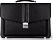 Teczki i aktówki - Solome EKSKLUZYWNA AKTÓWKA TECZKA NA DOKUMENTY SOLOME MILFORD - miniaturka - grafika 1