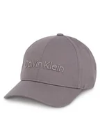 Czapki i chusty sportowe męskie - Calvin Klein Czapka z daszkiem Embroidery Bb Cap K50K505737 Szary - miniaturka - grafika 1