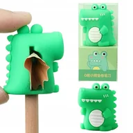 Temperówki - TEMPERÓWKA szkolna z krokodylem temperówki KROKODYLE do szkoły dla dzieci - miniaturka - grafika 1