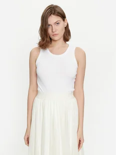 JOOP! Top 30040191 Biały Slim Fit - Koszulki i topy damskie - miniaturka - grafika 1