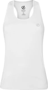 Koszulki sportowe damskie - Dare 2b Modernize II Top Women, biały UK 16 | EU 42 2021 Koszulki treningowe bez rękawów DWT508 90016L - grafika 1