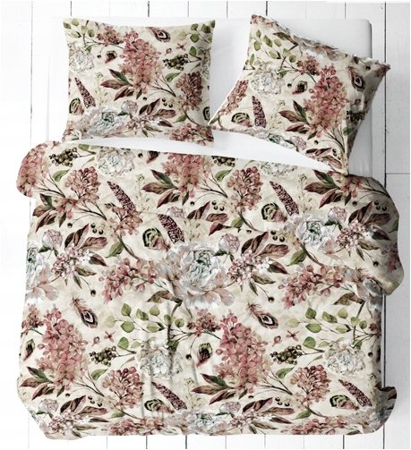 Komplet Pościeli Bawełnianej 200x220 Dwustronna Poduszki 70X80 Bawełna 100%