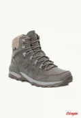 Buty trekkingowe męskie - Buty trekkingowe Męskie Jack Wolfskin Refugio Prime Texapore Mid - COLD COFFE - miniaturka - grafika 1
