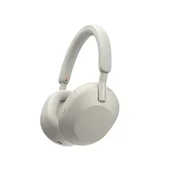 Słuchawki - Sony WH-1000XM5 Bluetooth Noise Cancelling Silver - miniaturka - grafika 1