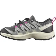 Buty dla chłopców - Salomon XA Pro V8 J buty dziecięce, uniseks, na wędrówki, do biegania, Optymalne dopasowanie, przyczepność w każdym terenie, sportowy wygląd, Quiet Shade Pearl Blue Pink Glo, 34 EU - miniaturka - grafika 1