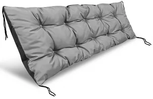 Poduszka ogrodowa 150x50 cm na ławkę huśtawkę palety wodoodporna szara - Poduszki ogrodowe - miniaturka - grafika 1