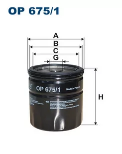 Filtr oleju Filtron OP 675/1 - Filtry oleju - miniaturka - grafika 1