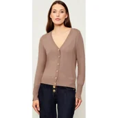 Swetry damskie - GUESS Kardigan ZENA | Regular Fit - miniaturka - grafika 1