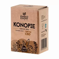 Suplementy naturalne - Konopie w kapsułkach 1000mg CBD Kombinat konopny - miniaturka - grafika 1