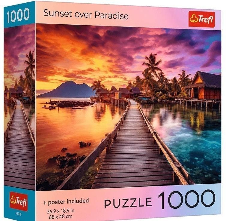 Trefl Puzzle USA Collection: Sunset over Paradise 1000 elementów 99288