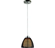 Lampy sufitowe - Searchlight 20032 - Żyrandol na lince 1xE27/60W/230V śr. 19 cm czarny - miniaturka - grafika 1