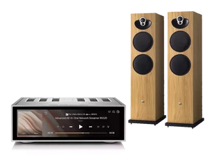 Rose RS520 (srebrny) + Majik 140 (dąb) - Zestawy stereo - miniaturka - grafika 1