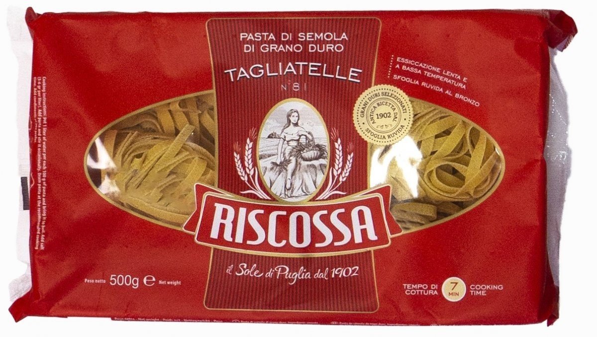 PASTIFICIO RISCOSSA Makaron Tagliatelle gniazdka 500 g