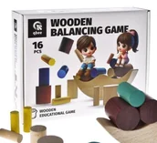 Zabawki zręcznościowe - Drewniana balanserka do gry Księżyc 16el Qbee - gra - miniaturka - grafika 1