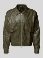 Kurtki męskie - Kurtka z imitacji skóry model ‘Nerith’ - miniaturka - grafika 1