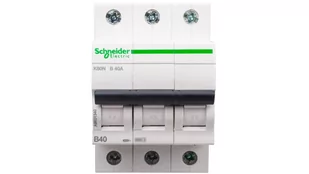 Schneider Electric Wyłącznik nadprądowy iC60N 3P 40A B A9K01340 - Bezpieczniki elektryczne - miniaturka - grafika 1