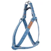 Szelki dla psów - Szelki regulowane z taśmy Denim Jeans - rozm. XL - miniaturka - grafika 1