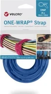 Taśmy klejące - VELCRO One Wrap 20 mm x 150 mm, 25 sztuk, niebieska - miniaturka - grafika 1