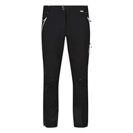 Spodnie męskie - Regatta Mountain Winter Trousers spodnie męskie ze streczem, wodoodporne, z elastycznym ściągaczem i kieszeniami na zamek błyskawiczny, czarne/czarne, FR: 3XL Producent: 40 cali - miniaturka - grafika 1