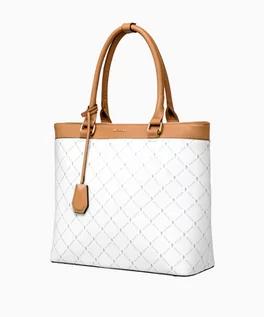 Torebka Torba Czerwona LV Louis Vuitton Logowana Shopper Bag w